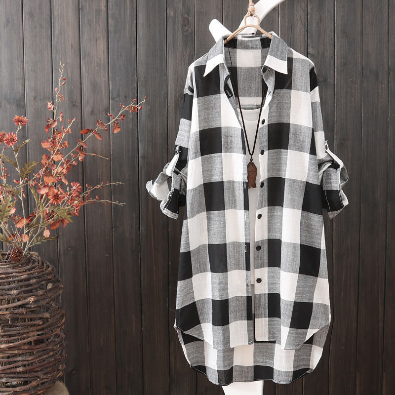 Shirt women's mid-length 2023