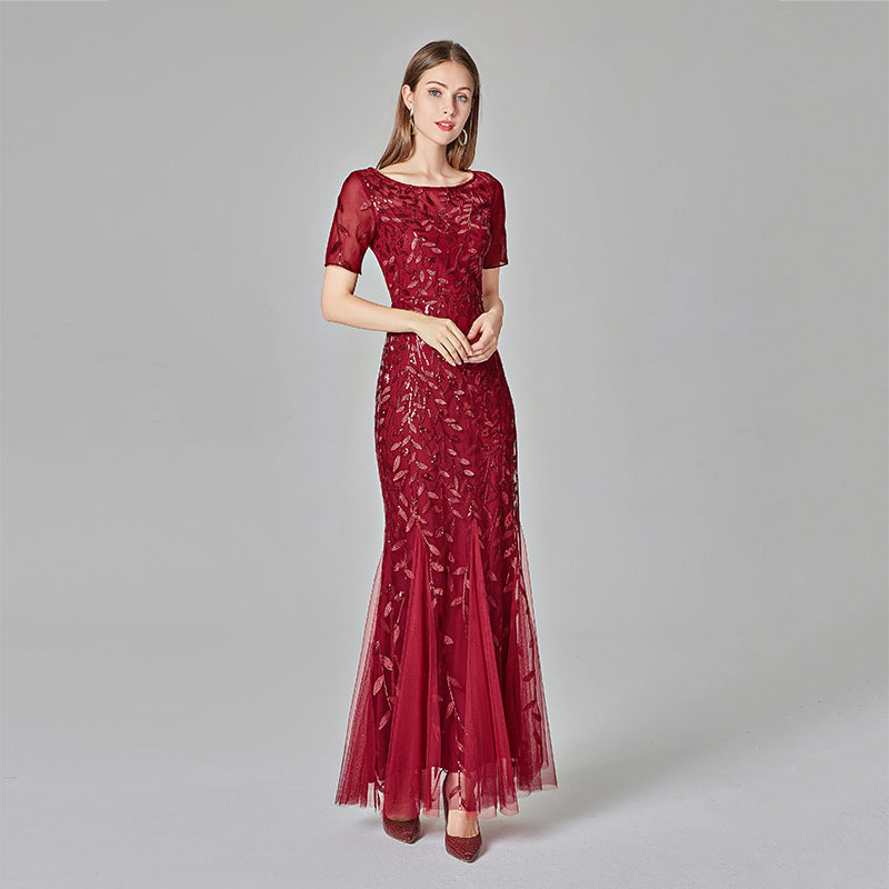 Large size evening dress foreign trade